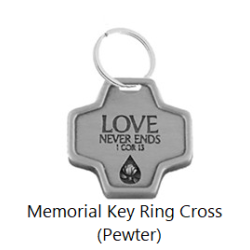 Memorial Key Ring Cross