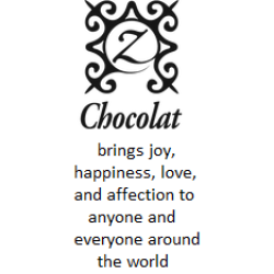 zChocolat logo with slogan